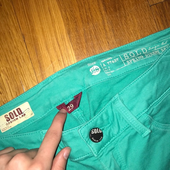 Teal Jeans - Picture 2 of 2
